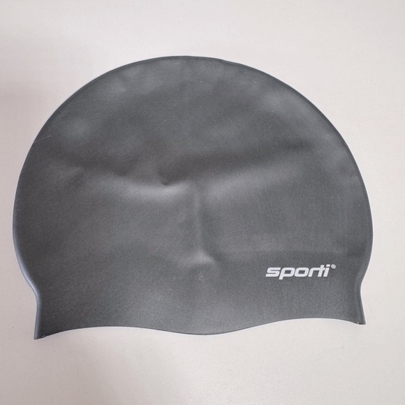 Sporti Silicone Swim Cap - black - Picture 2 of 9